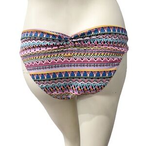 Victoria’s Secret Bikini Bottom The Hottie Cheeky Women’s M Swim Gold Logo Aztec